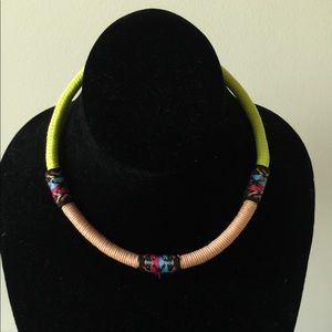 Cute simple summer colorful necklace